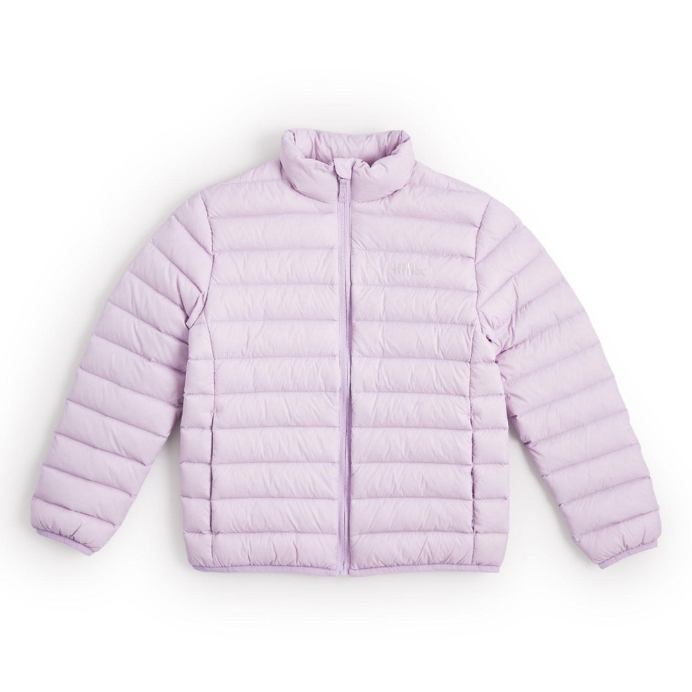 Eddie Bauer youth down packable jacket lilac